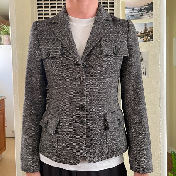 Michael Kors Collection wool military jacket